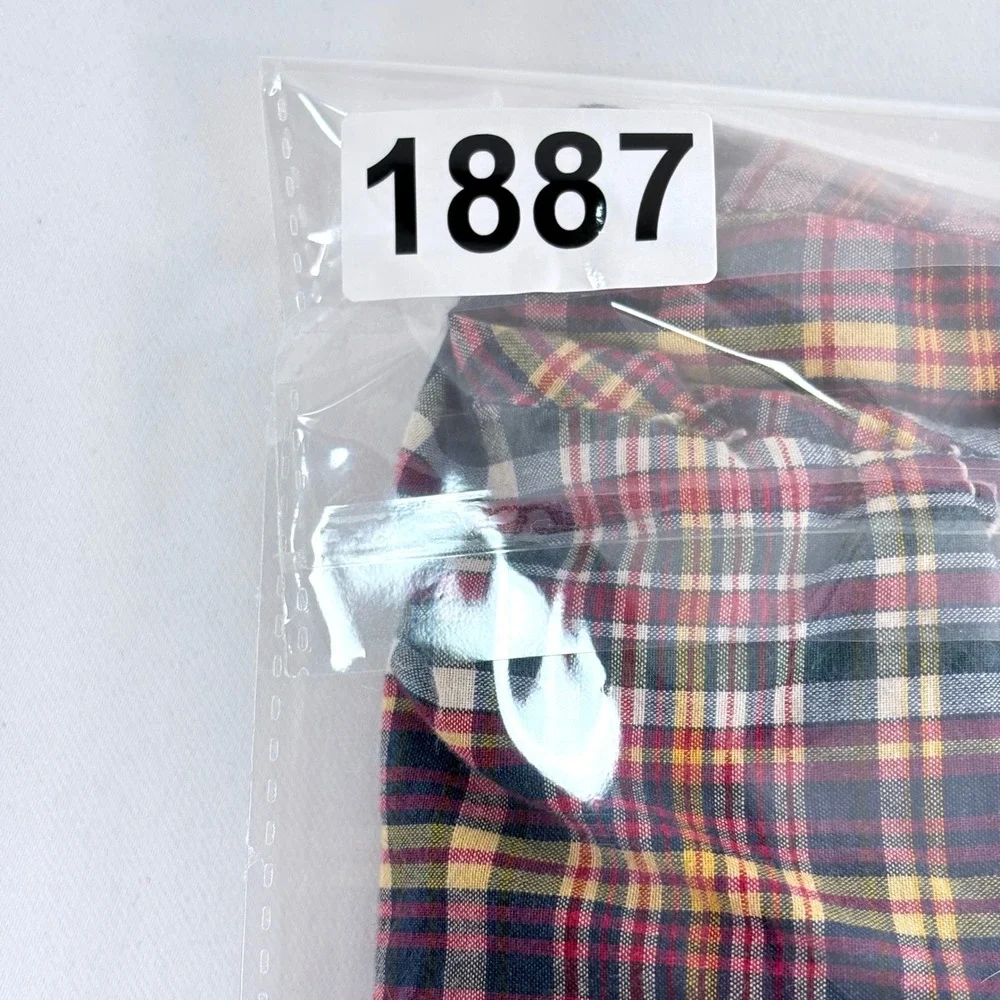 Polo Ralph Lauren Shorts Multicolor Plaid Authentic India Madras Mens 32
